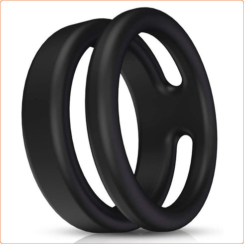 Silicone Dual Cock Ring